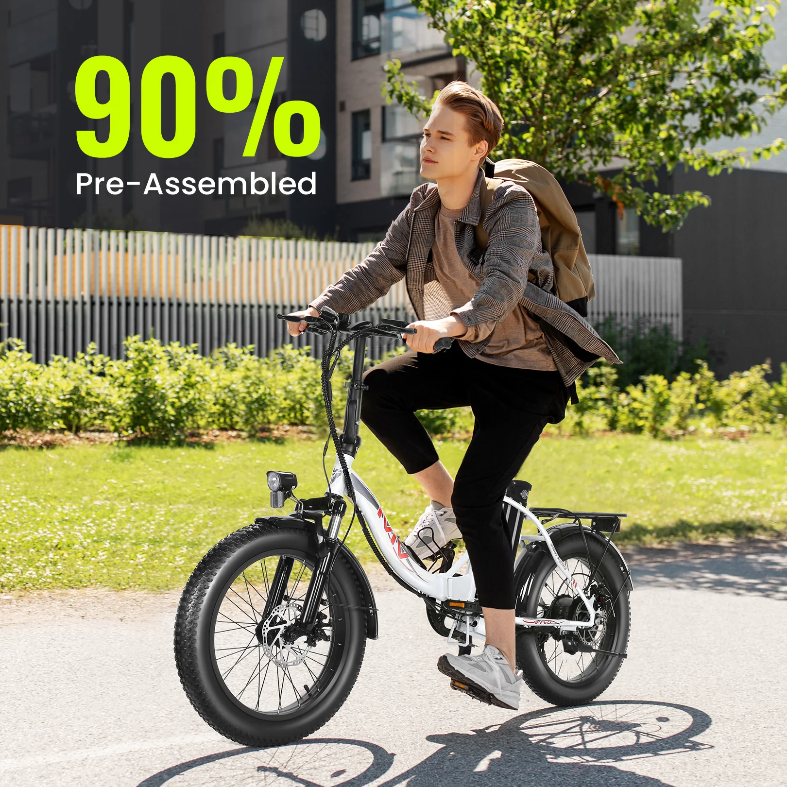 VIVI MT20UL Electric Bike 3.0" Fat Tire Folding Electric Bike SGS Certified to UL2849 11 VIVI MT20UL Electric Bike 3.0" Fat Tire Folding Electric Bike SGS Certified to UL2849