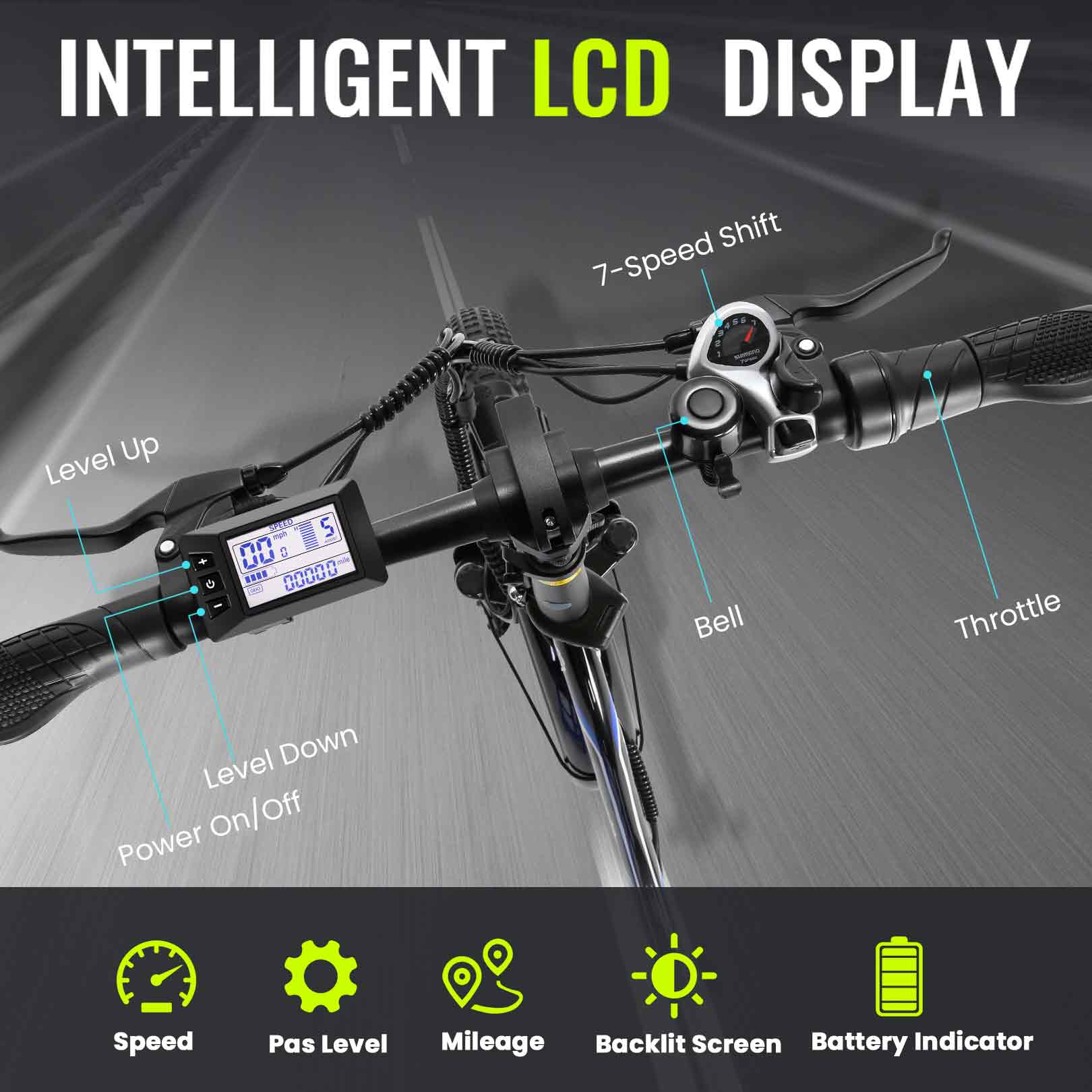 VIVI MT20UL Electric Bike 3.0" Fat Tire Folding Electric Bike SGS Certified to UL2849 6 VIVI MT20UL Electric Bike 3.0" Fat Tire Folding Electric Bike SGS Certified to UL2849