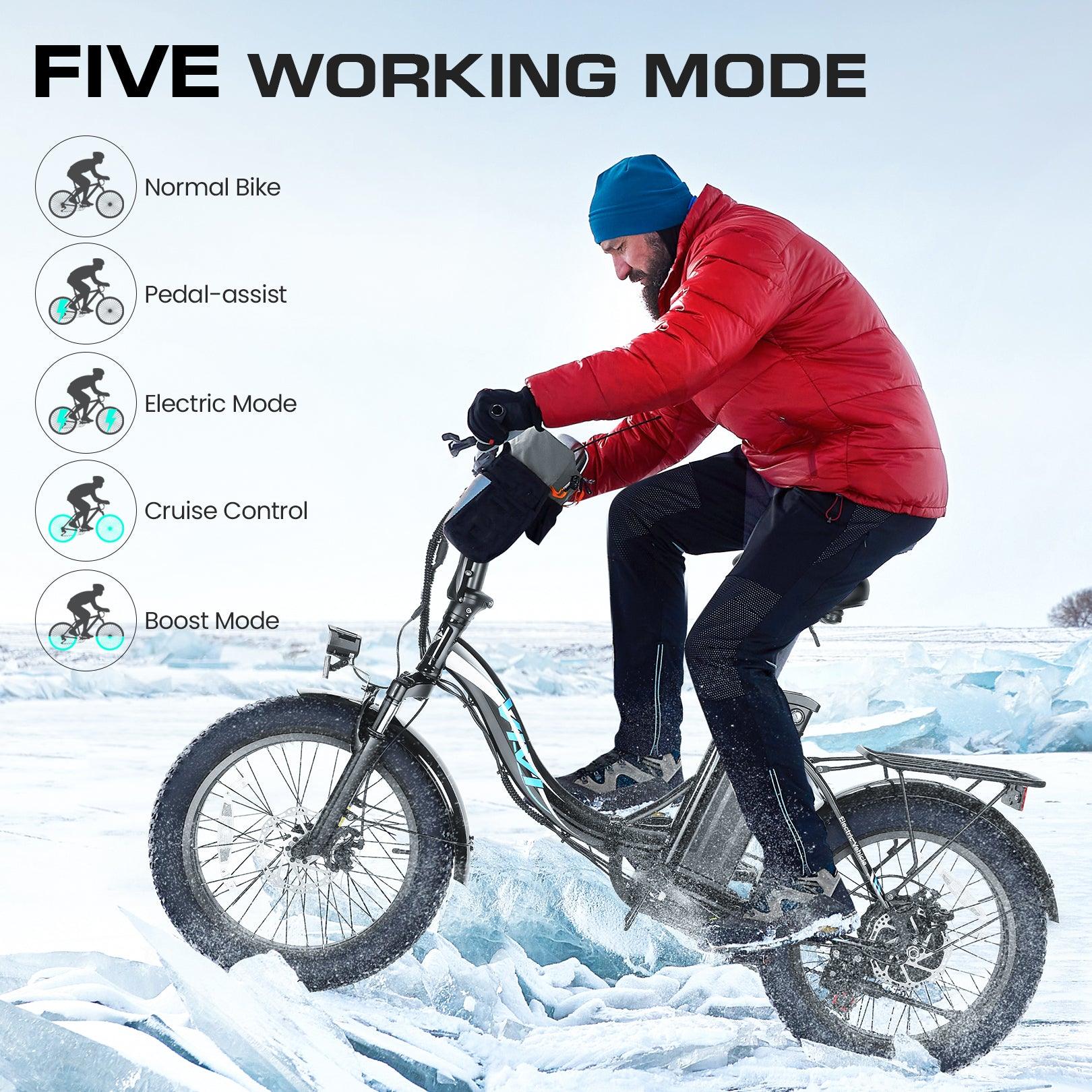 VIVI MT20UL Electric Bike 3.0" Fat Tire Folding Electric Bike SGS Certified to UL2849 9 VIVI MT20UL Electric Bike 3.0" Fat Tire Folding Electric Bike SGS Certified to UL2849