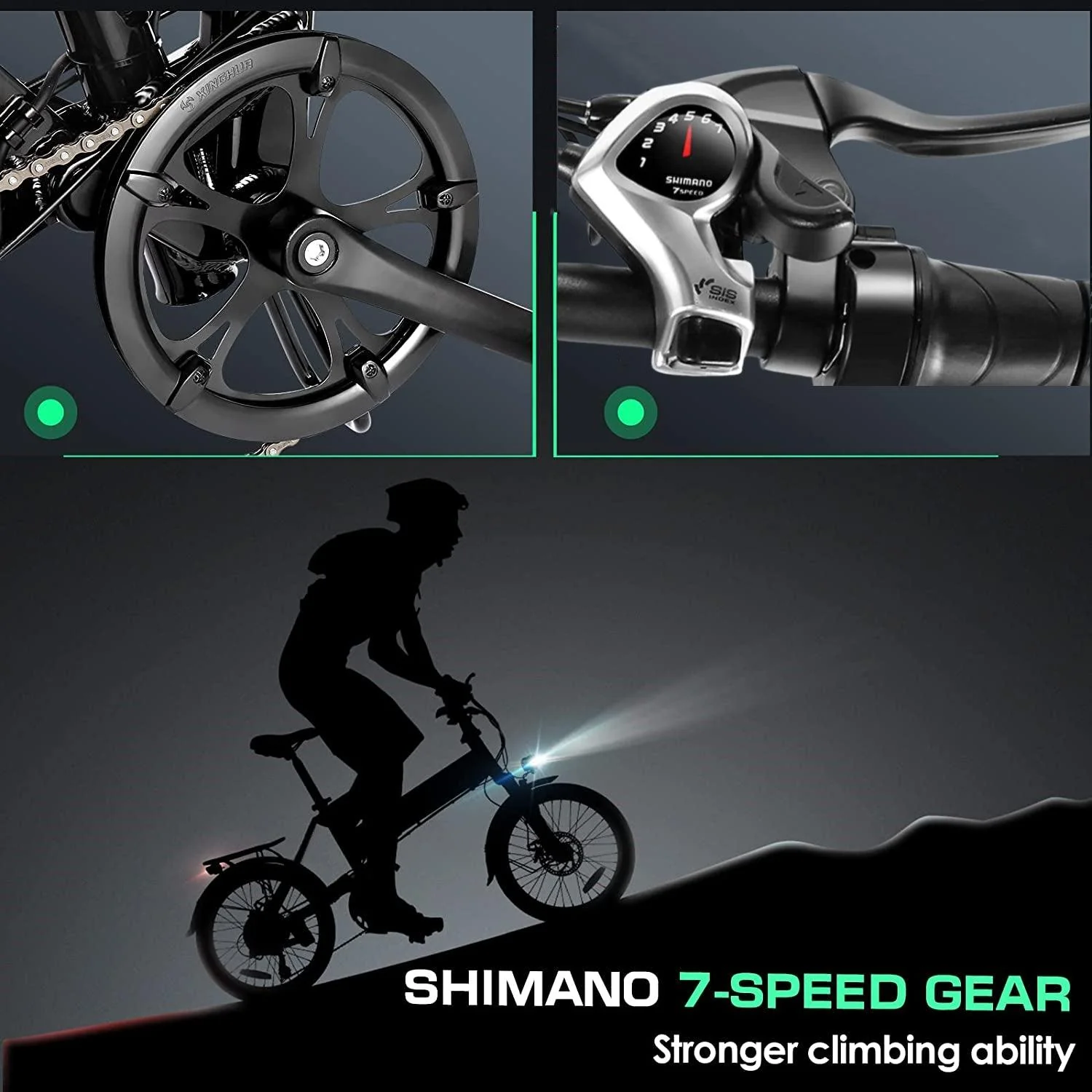 VIVI FM20UL Electric Bike 2.4" Fat Tire Folding Electric Bike SGS Certified to UL2849 9 VIVI FM20UL Electric Bike 2.4" Fat Tire Folding Electric Bike SGS Certified to UL2849