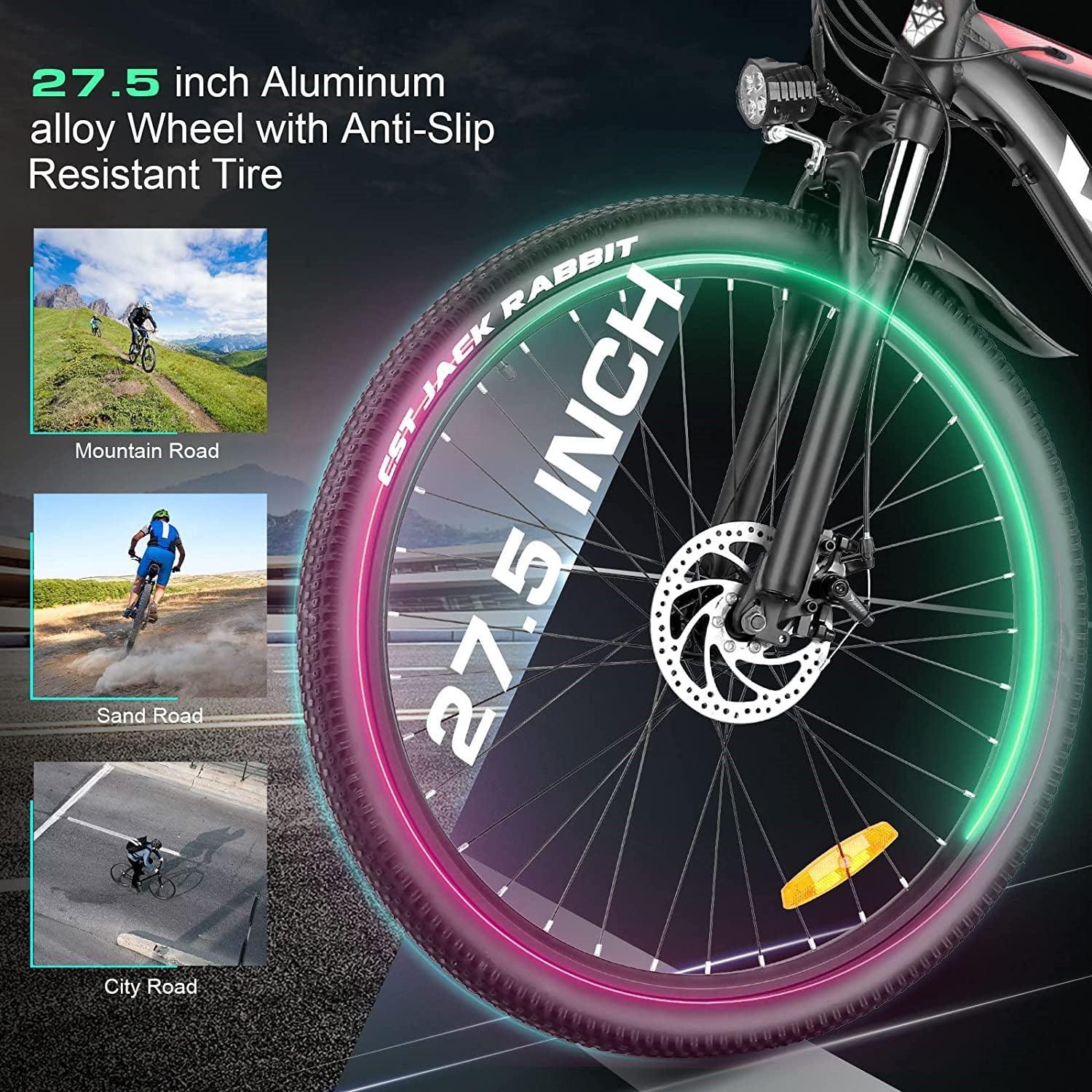 VIVI H7UL Electric Bike 27.5" Off Road Electric Mountain Bike SGS Certified to UL2849 6 VIVI H7UL Electric Bike 27.5" Off Road Electric Mountain Bike SGS Certified to UL2849