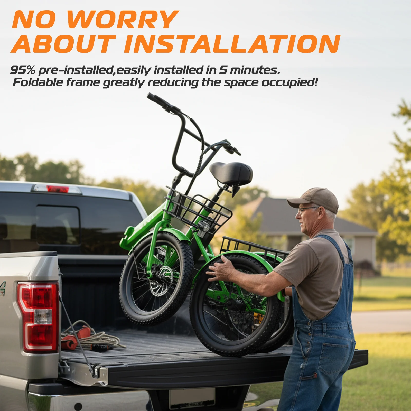 VIVI T01 Electric Trike Folding Cargo Electric Tricycle SGS Certified to UL2849 10 VIVI T01 Electric Trike Folding Cargo Electric Tricycle SGS Certified to UL2849