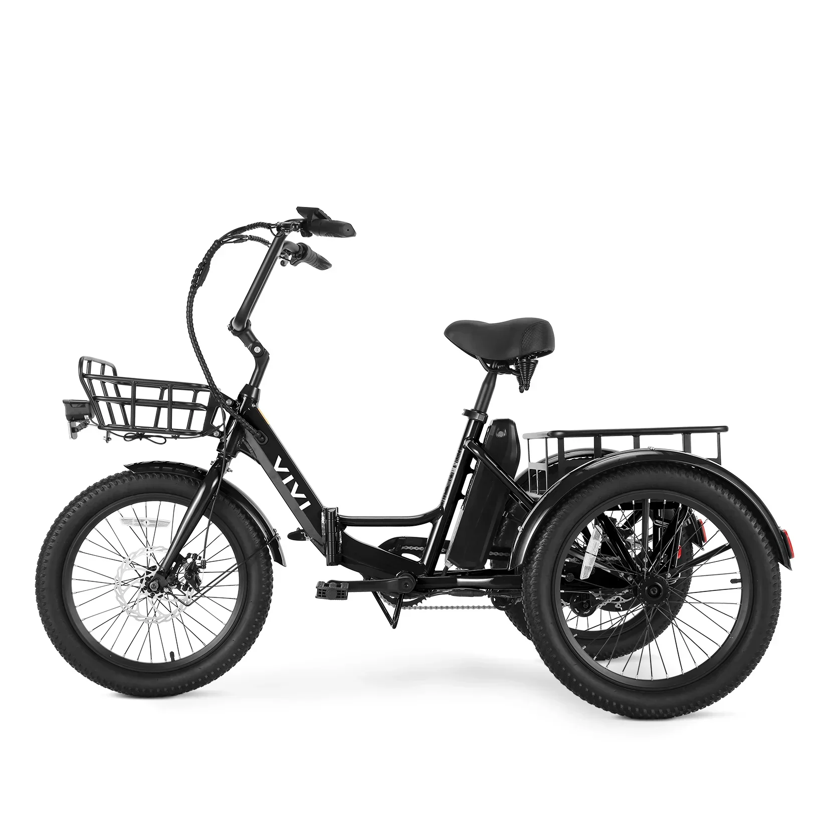 VIVI T01 Electric Trike Folding Cargo Electric Tricycle SGS Certified to UL2849 18 VIVI T01 Electric Trike Folding Cargo Electric Tricycle SGS Certified to UL2849