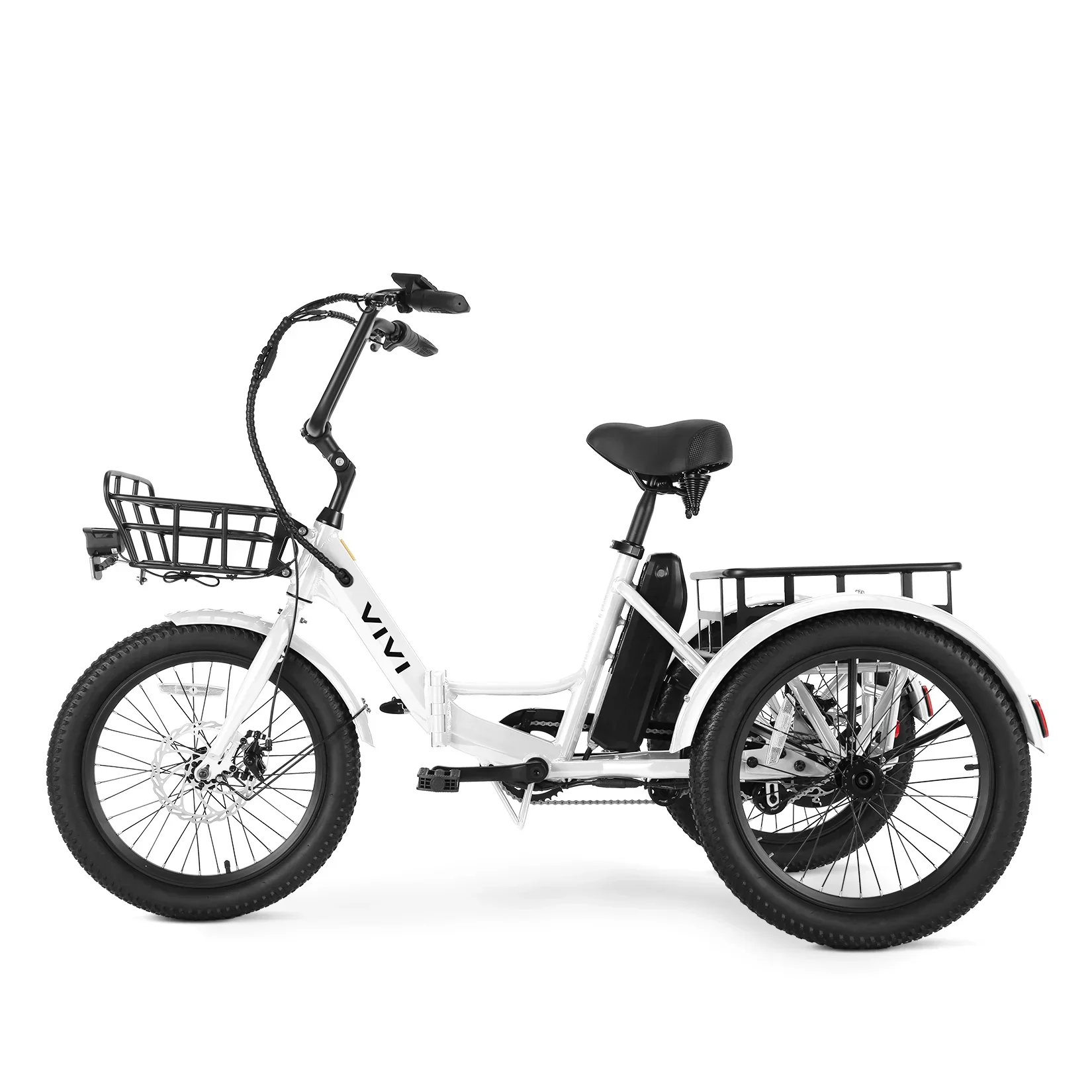 VIVI T01 Electric Trike Folding Cargo Electric Tricycle SGS Certified to UL2849 20 VIVI T01 Electric Trike Folding Cargo Electric Tricycle SGS Certified to UL2849