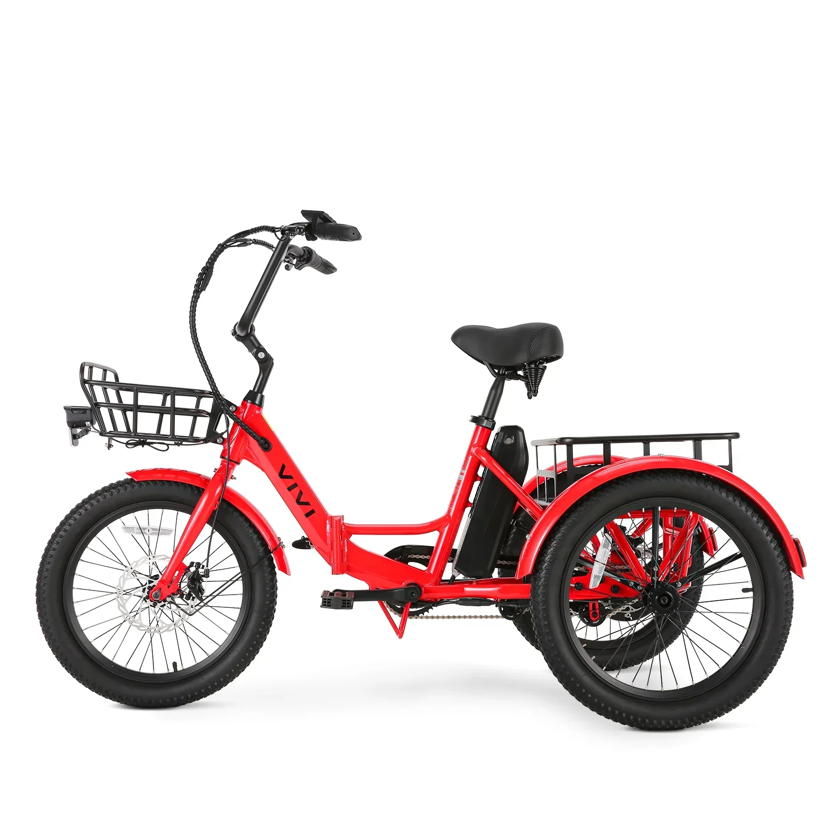 VIVI T01 Electric Trike Folding Cargo Electric Tricycle SGS Certified to UL2849 22 VIVI T01 Electric Trike Folding Cargo Electric Tricycle SGS Certified to UL2849