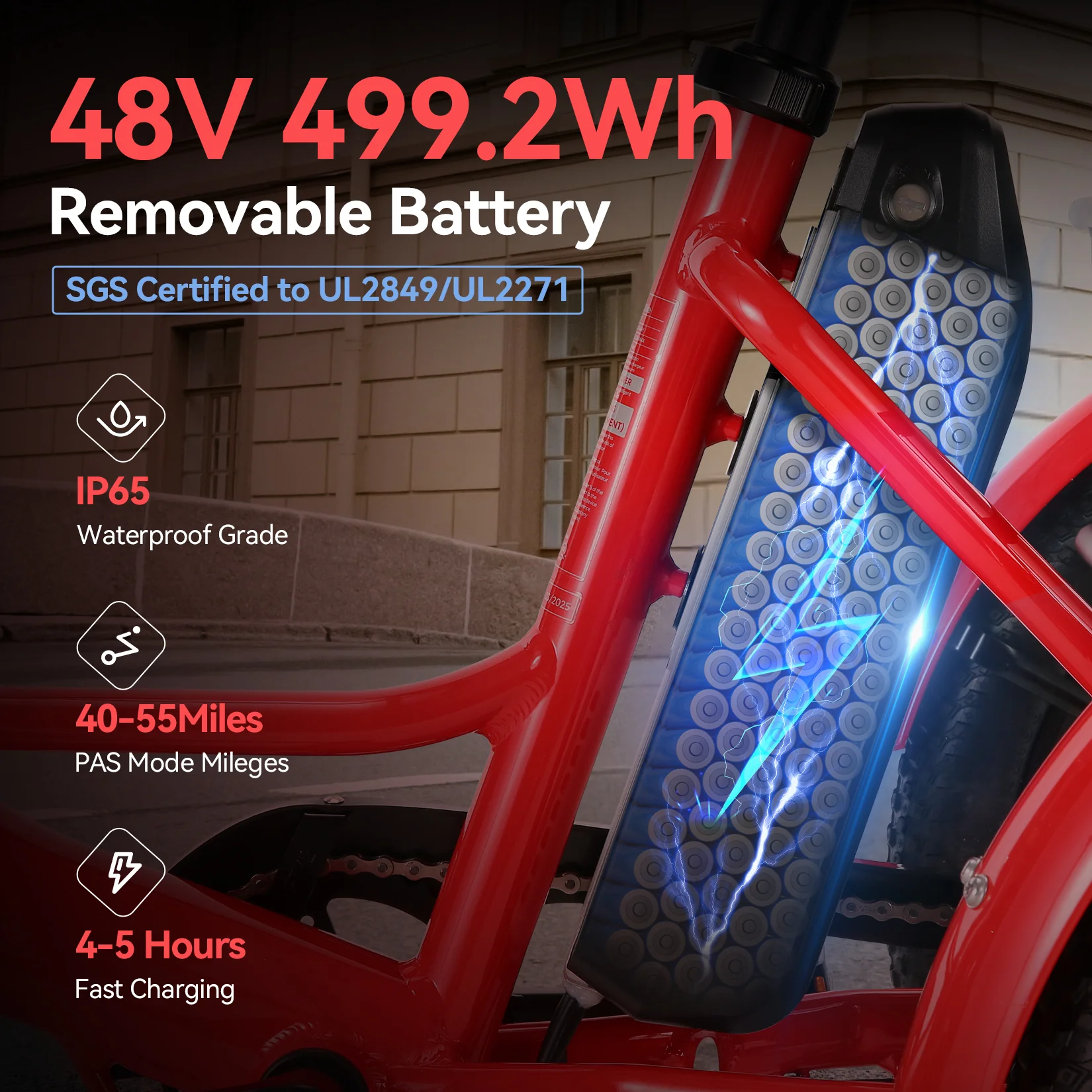 VIVI T01 Electric Trike Folding Cargo Electric Tricycle SGS Certified to UL2849 5 VIVI T01 Electric Trike Folding Cargo Electric Tricycle SGS Certified to UL2849