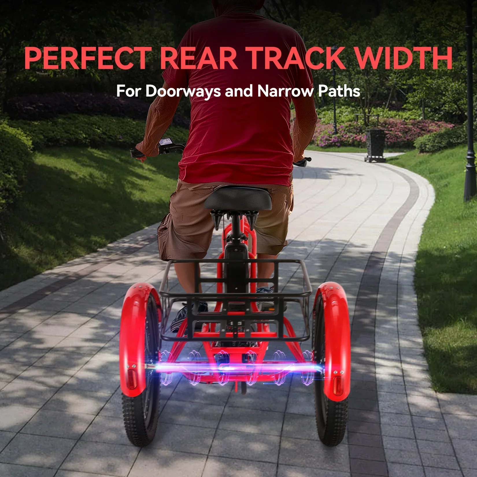 VIVI T01 Electric Trike Folding Cargo Electric Tricycle SGS Certified to UL2849 6 VIVI T01 Electric Trike Folding Cargo Electric Tricycle SGS Certified to UL2849
