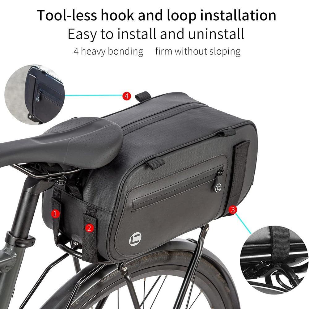 VIVI Bike Rear Rack Bag Bicycle Panniers Saddle Bag 11 VIVI Bike Rear Rack Bag Bicycle Panniers Saddle Bag