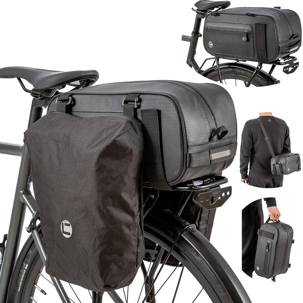 VIVI Bike Rear Rack Bag Bicycle Panniers Saddle Bag 12 VIVI Bike Rear Rack Bag Bicycle Panniers Saddle Bag