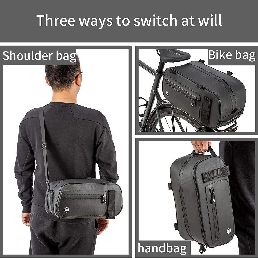 VIVI Bike Rear Rack Bag Bicycle Panniers Saddle Bag 7 VIVI Bike Rear Rack Bag Bicycle Panniers Saddle Bag