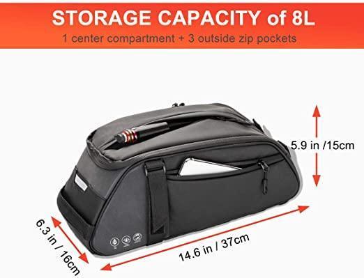 VIVI Bike Rear Rack Bag Bicycle Storage Bag Hanging Bag 7 VIVI Bike Rear Rack Bag Bicycle Storage Bag Hanging Bag