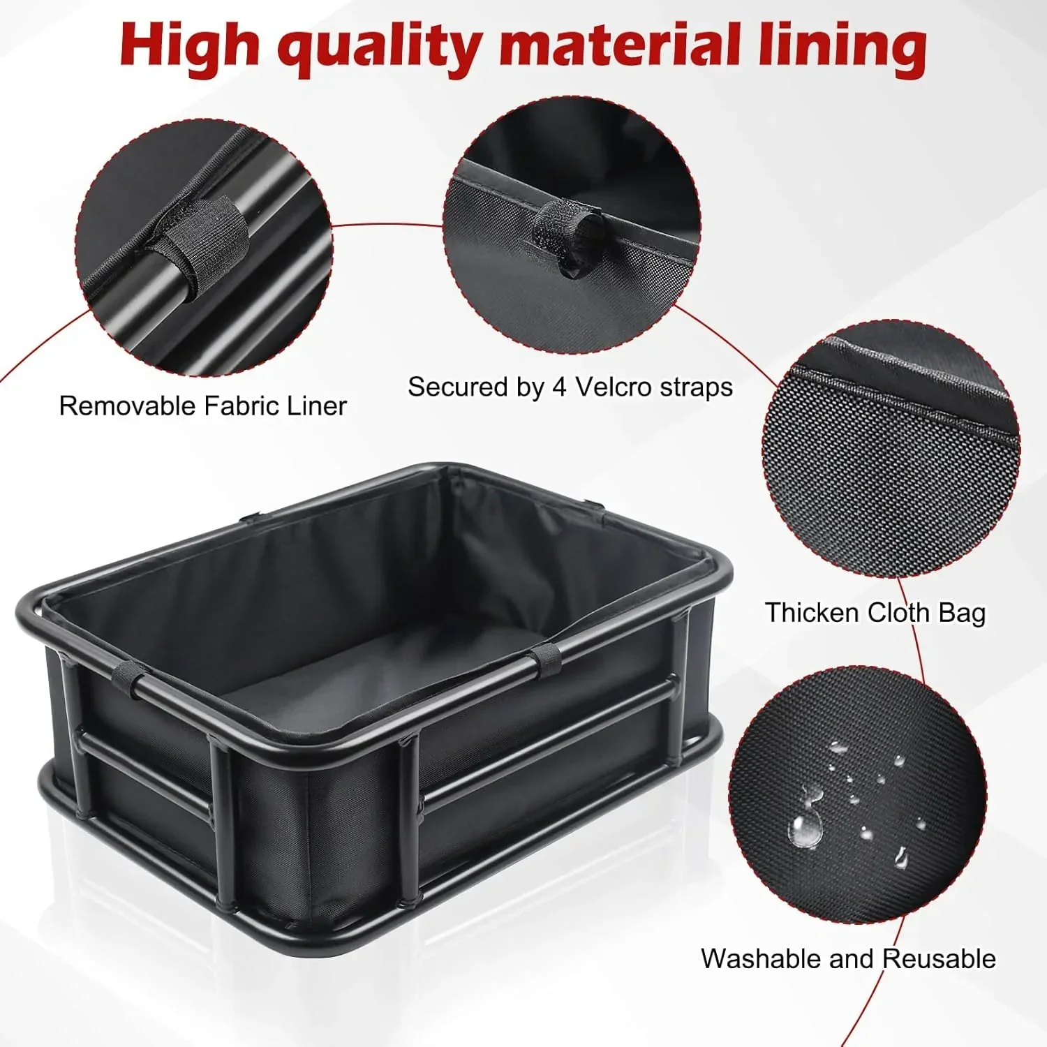 VIVI Rear Rack Basket Cargo Baskets for ACE01 & ACE07 17 VIVI Rear Rack Basket Cargo Baskets for ACE01 & ACE07