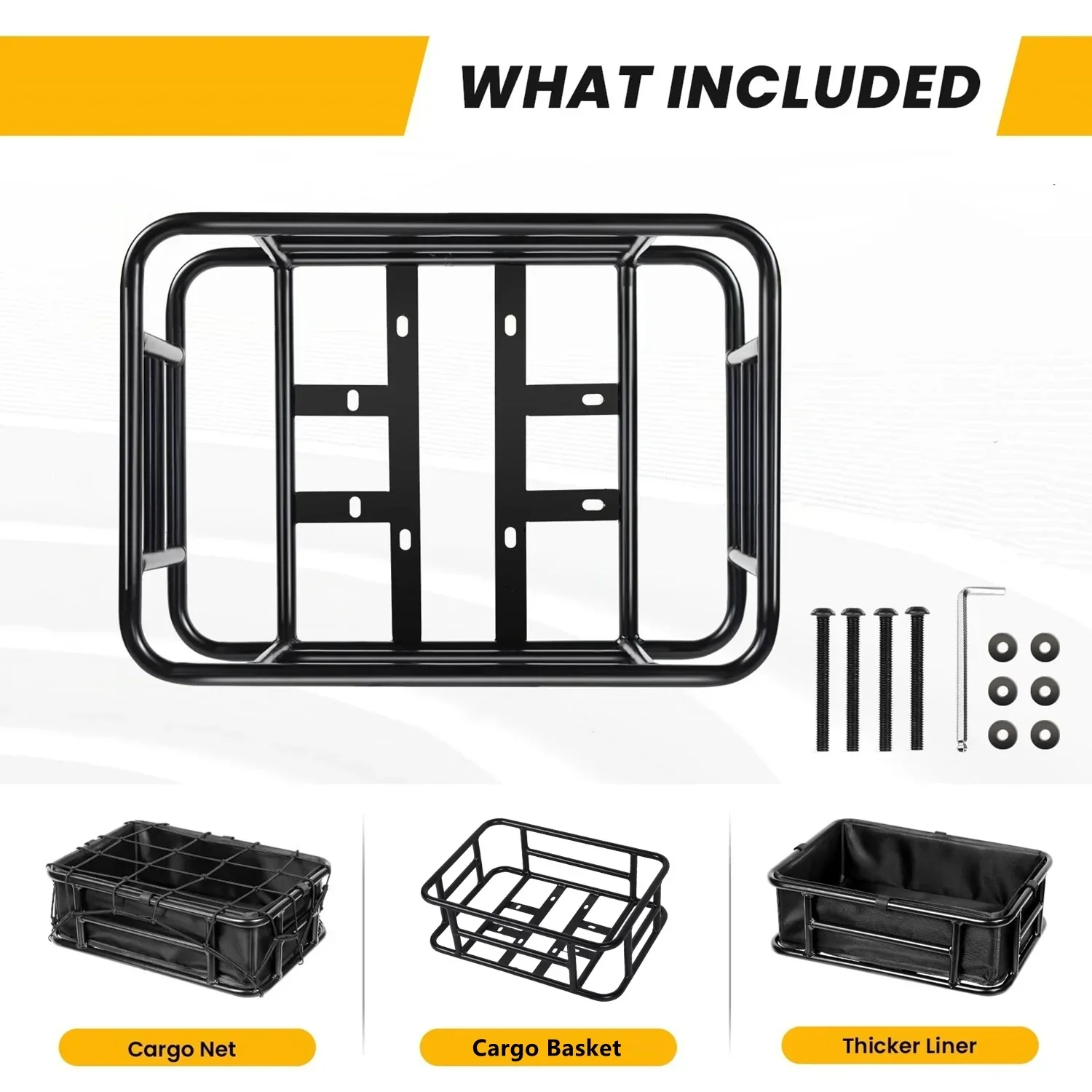 VIVI Rear Rack Basket Cargo Baskets for ACE01 & ACE07 23 VIVI Rear Rack Basket Cargo Baskets for ACE01 & ACE07
