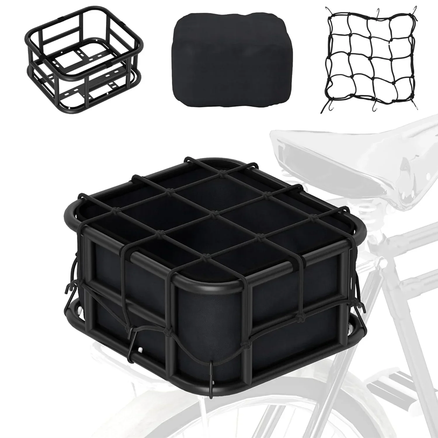 VIVI Universal Rear Rack Basket Cargo Baskets
