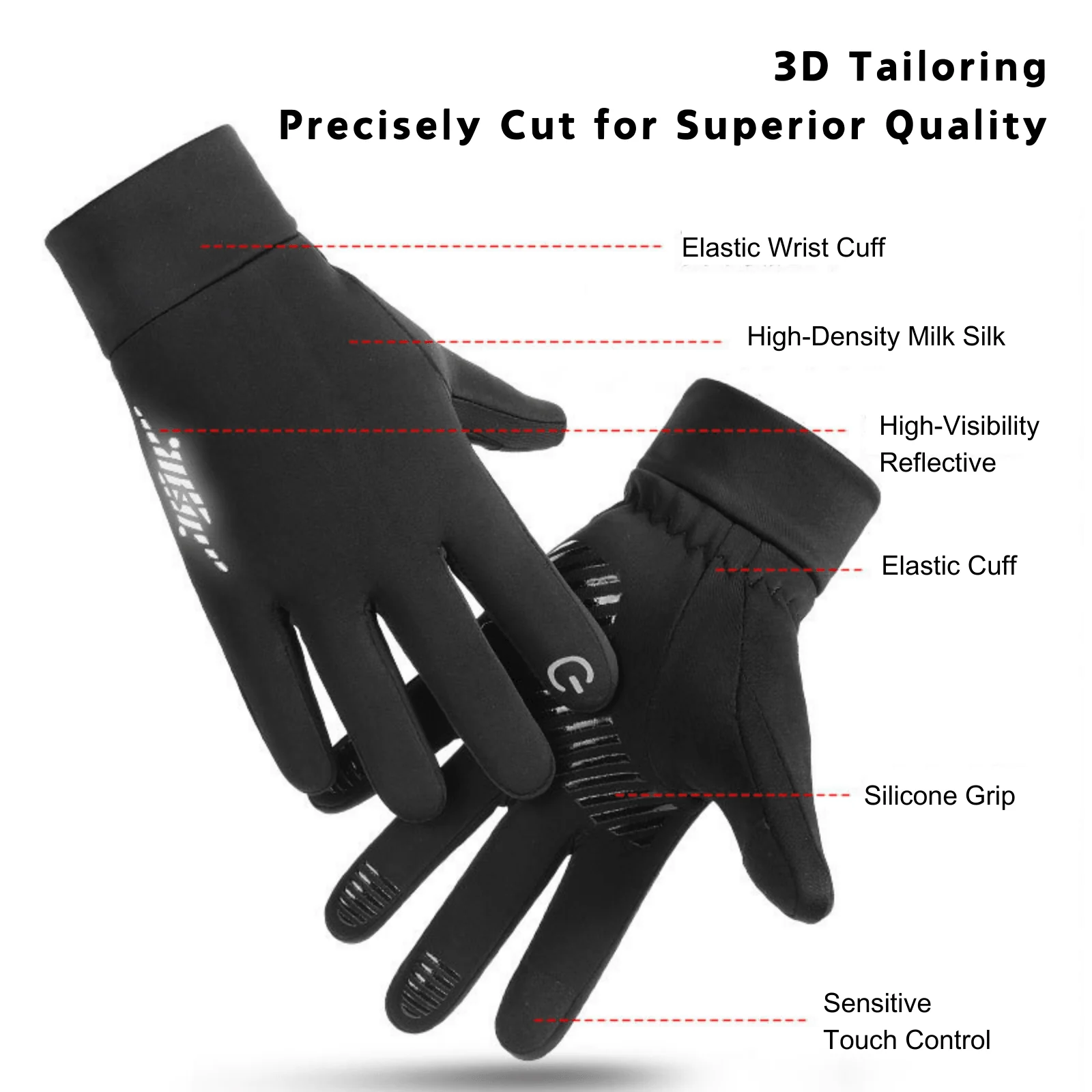 VIVI Stylish Waterproof Fleece-Lined Touchscreen Gloves 3 VIVI Stylish Waterproof Fleece-Lined Touchscreen Gloves