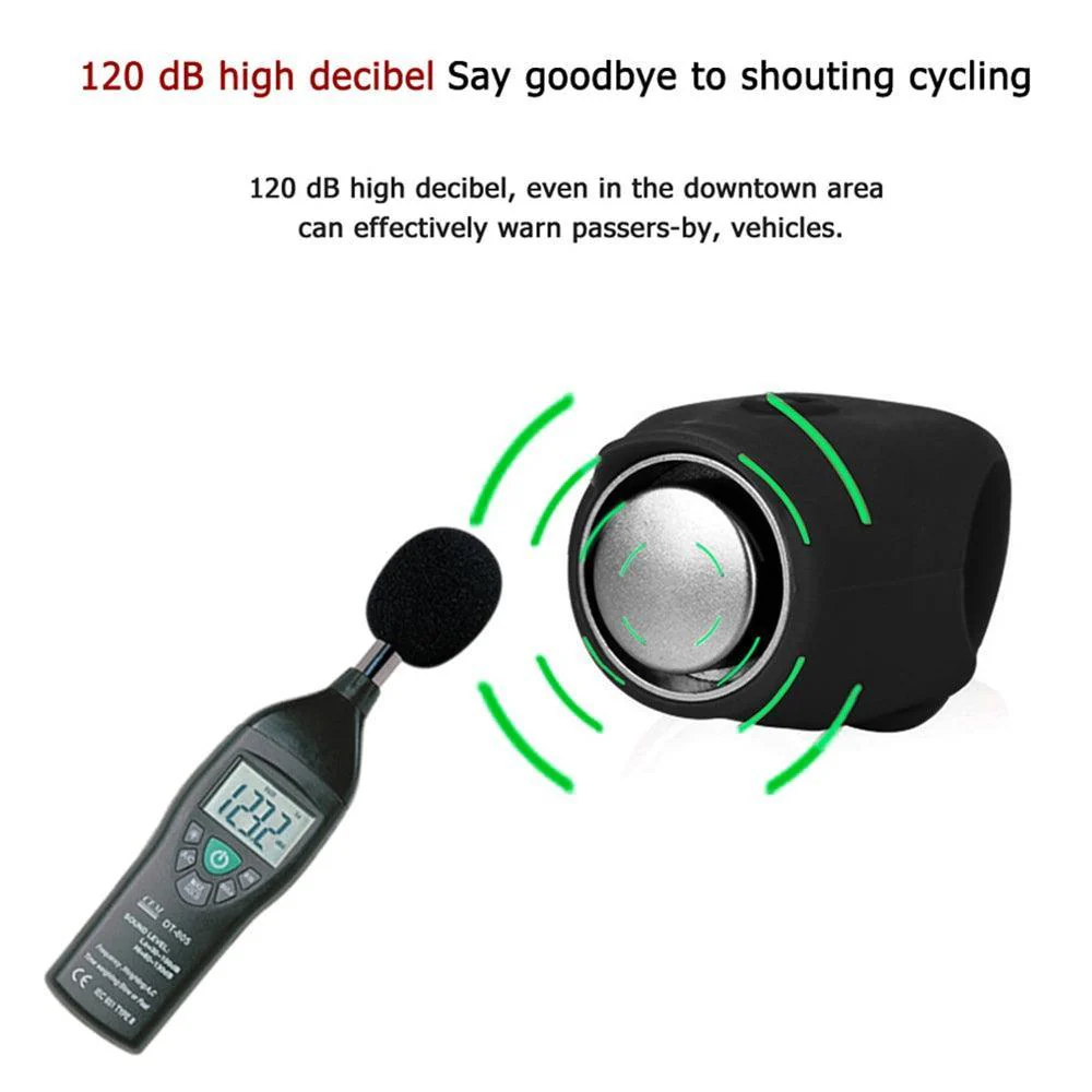 VIVI Bike Bell 120 dB Bicycle Electric Horn 6 VIVI Bike Bell 120 dB Bicycle Electric Horn
