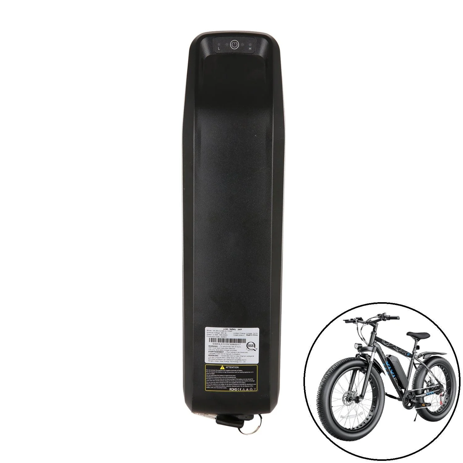 VIVI Electric Bike Battery For F26FUL Ebike 1 VIVI Electric Bike Battery For F26FUL Ebike