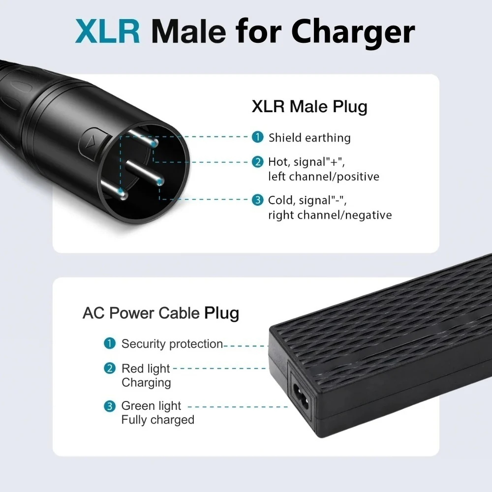 VIVI Electric Bike Chargers for 48V Battery 58 VIVI Electric Bike Chargers for 48V Battery