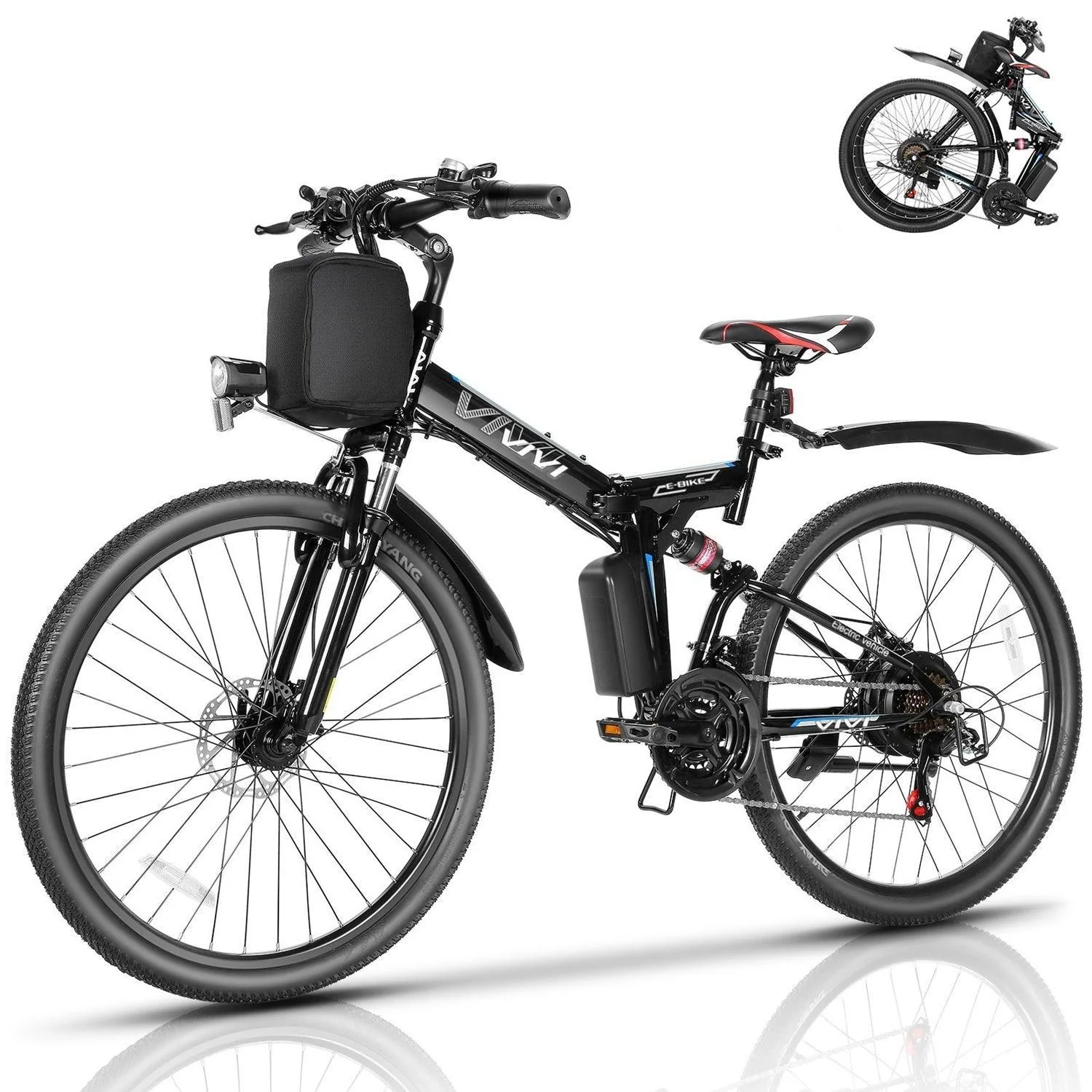 VIVI M026TGBUL Electric Bike Foldable Full Suspension Electric Mountain Bike SGS Certified to UL2849 17 VIVI M026TGBUL Electric Bike Foldable Full Suspension Electric Mountain Bike SGS Certified to UL2849