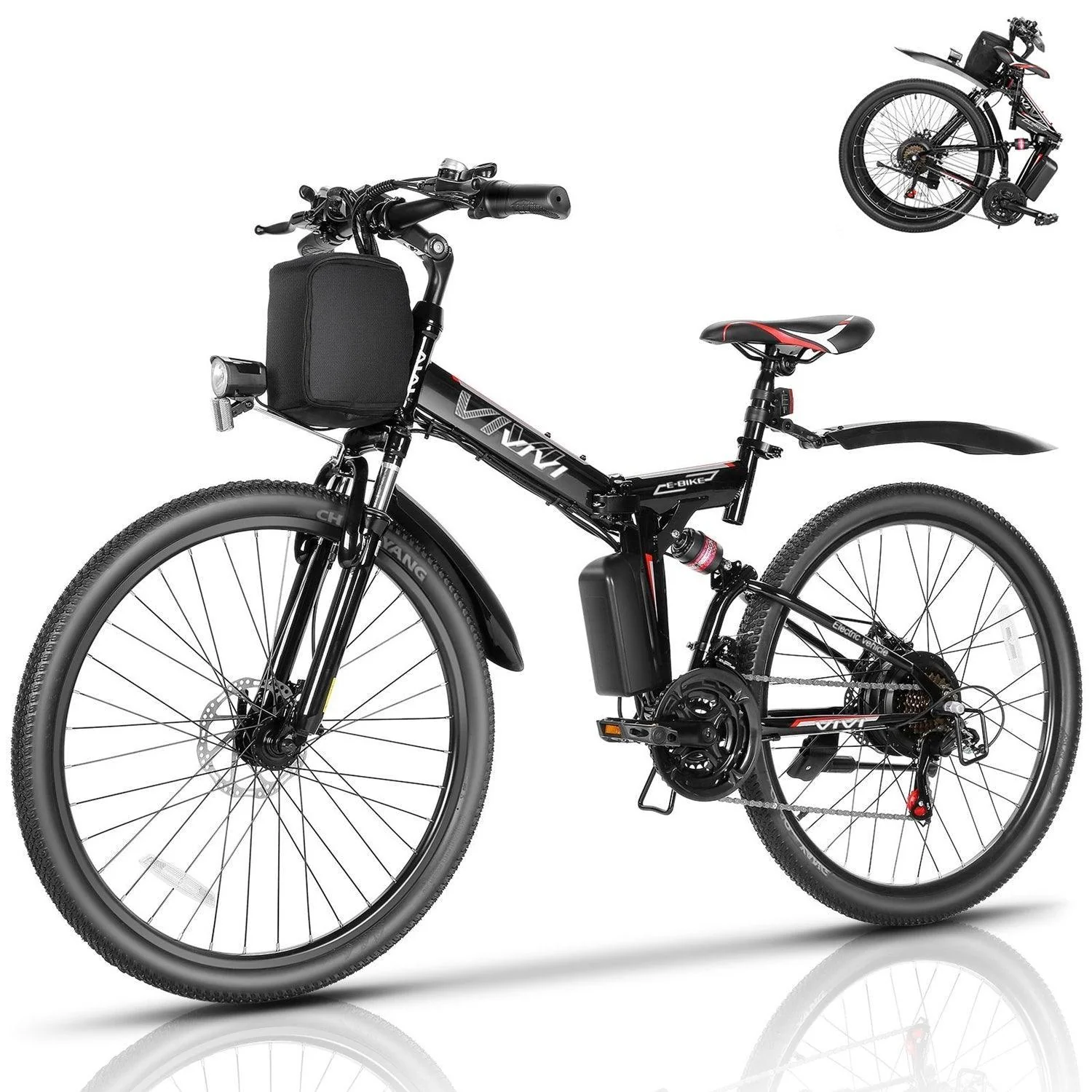 VIVI M026TGBUL Electric Bike Foldable Full Suspension Electric Mountain Bike SGS Certified to UL2849 20 VIVI M026TGBUL Electric Bike Foldable Full Suspension Electric Mountain Bike SGS Certified to UL2849