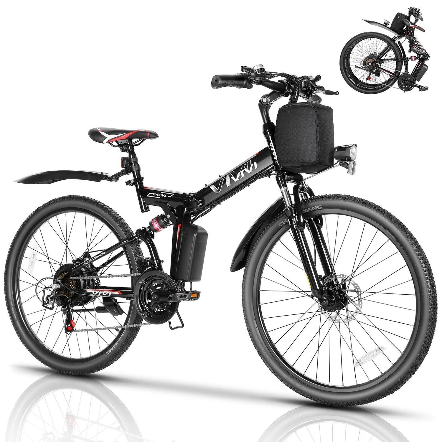 VIVI M026TGBUL Electric Bike Foldable Full Suspension Electric Mountain Bike SGS Certified to UL2849 21 VIVI M026TGBUL Electric Bike Foldable Full Suspension Electric Mountain Bike SGS Certified to UL2849