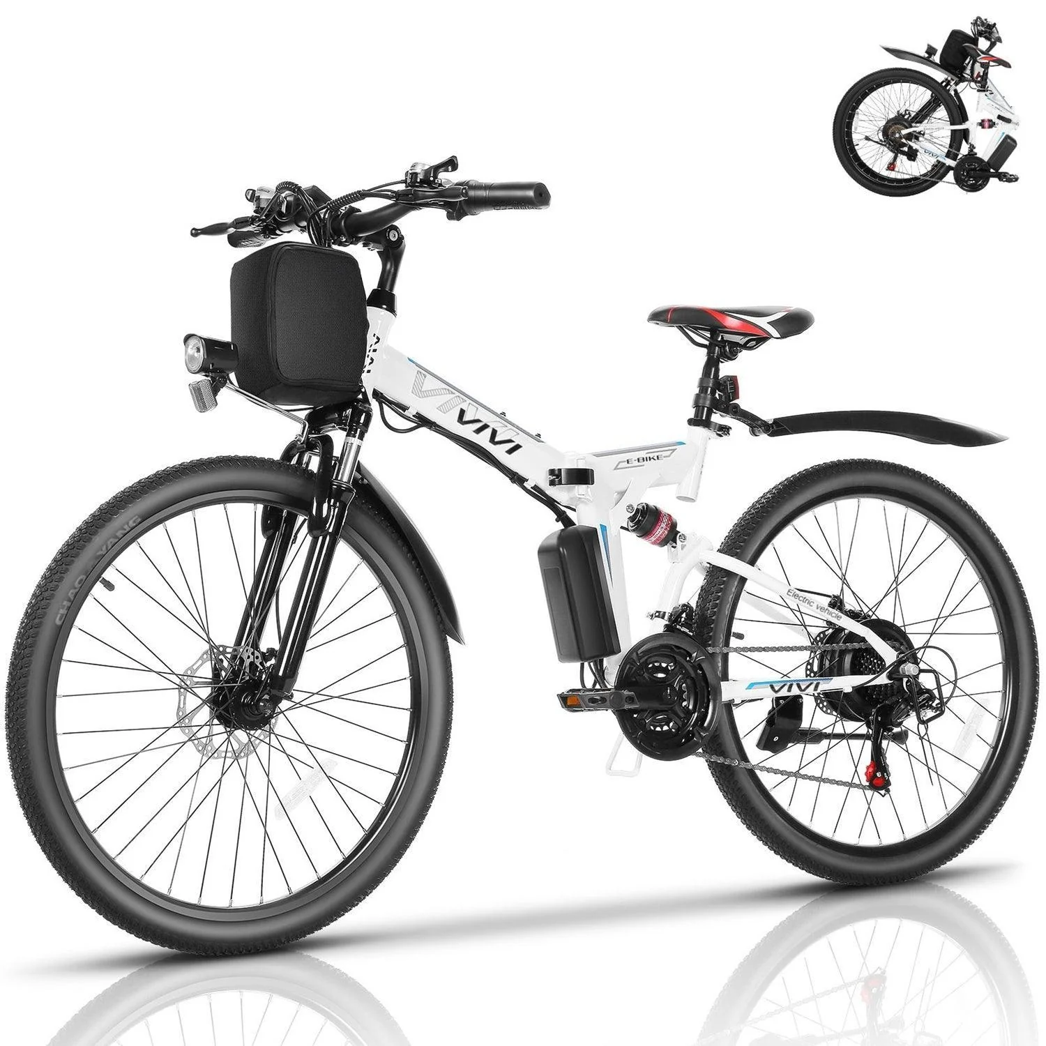 VIVI M026TGBUL Electric Bike Foldable Full Suspension Electric Mountain Bike SGS Certified to UL2849 22 VIVI M026TGBUL Electric Bike Foldable Full Suspension Electric Mountain Bike SGS Certified to UL2849