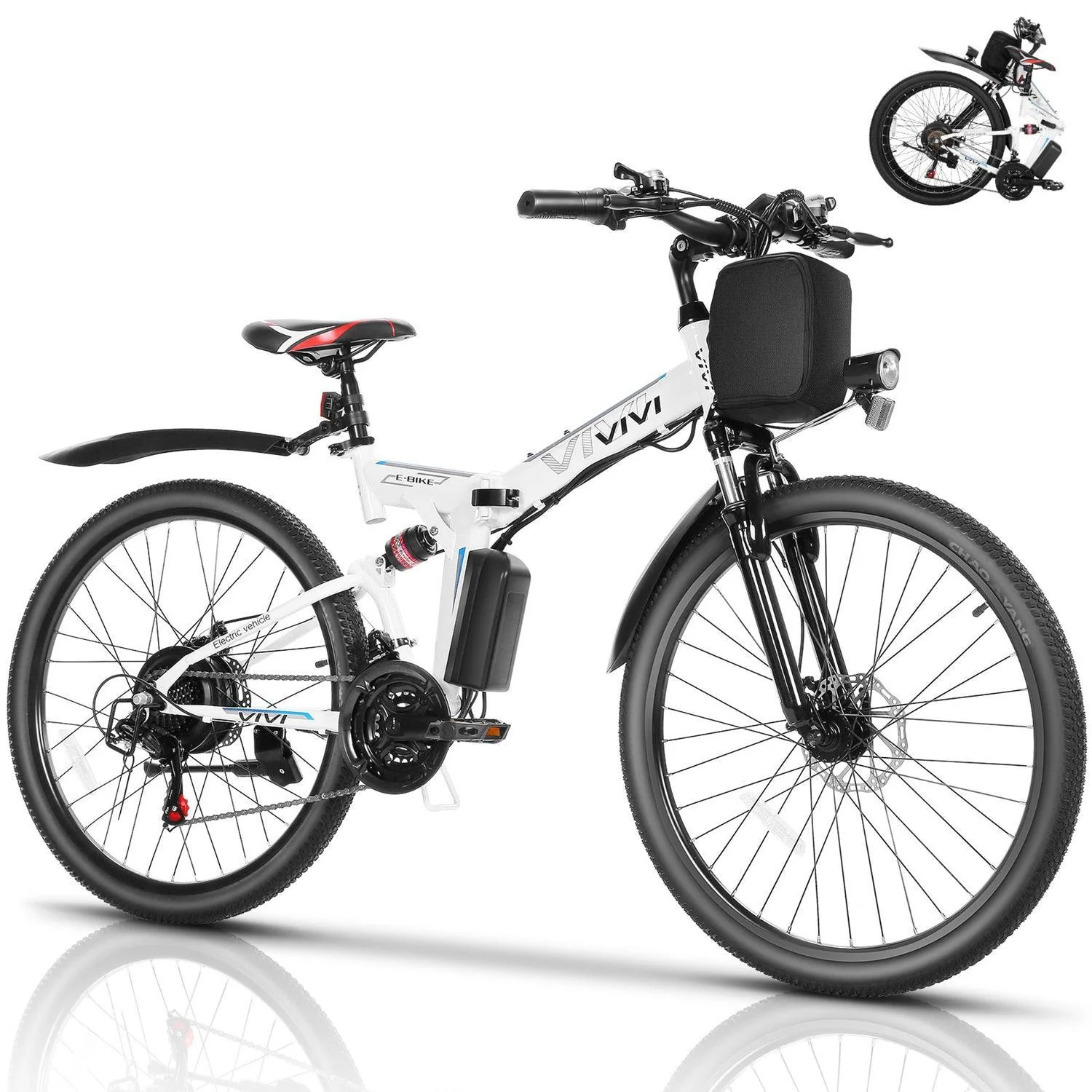 VIVI M026TGBUL Electric Bike Foldable Full Suspension Electric Mountain Bike SGS Certified to UL2849 23 VIVI M026TGBUL Electric Bike Foldable Full Suspension Electric Mountain Bike SGS Certified to UL2849