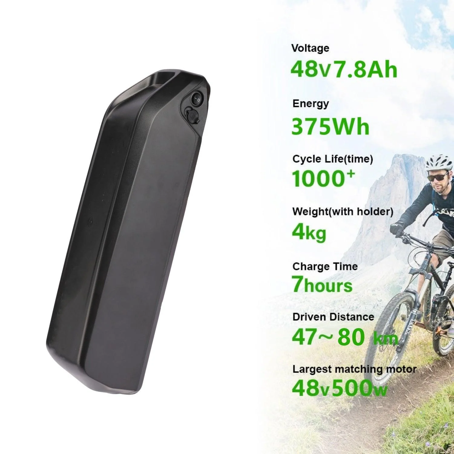 VIVI Electric Bike Battery For H6 Ebike 4 VIVI Electric Bike Battery For H6 Ebike