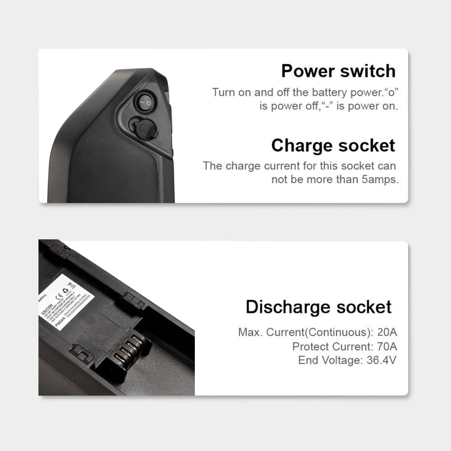VIVI Electric Bike Battery For H6 Ebike 7 VIVI Electric Bike Battery For H6 Ebike