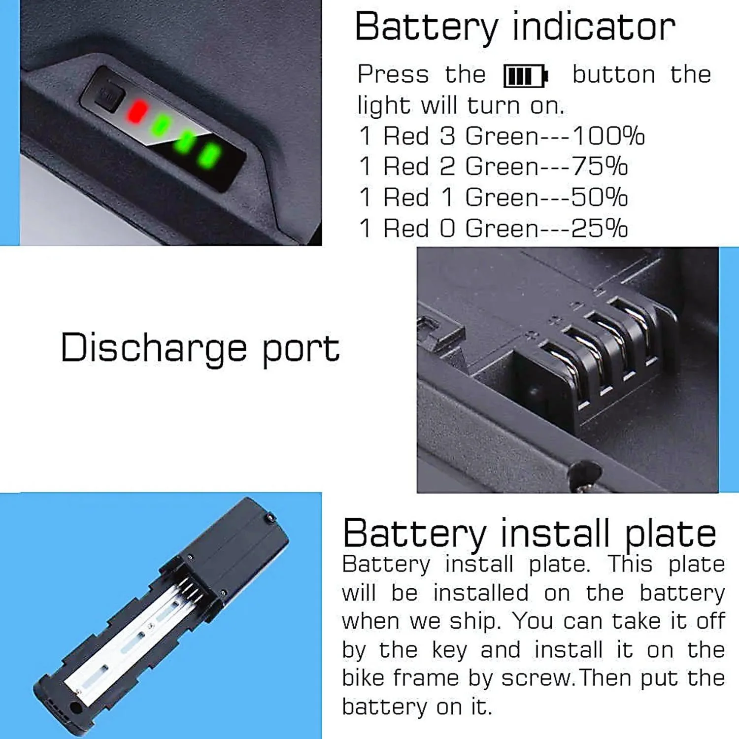 VIVI Electric Bike Battery For H6 Ebike 9 VIVI Electric Bike Battery For H6 Ebike