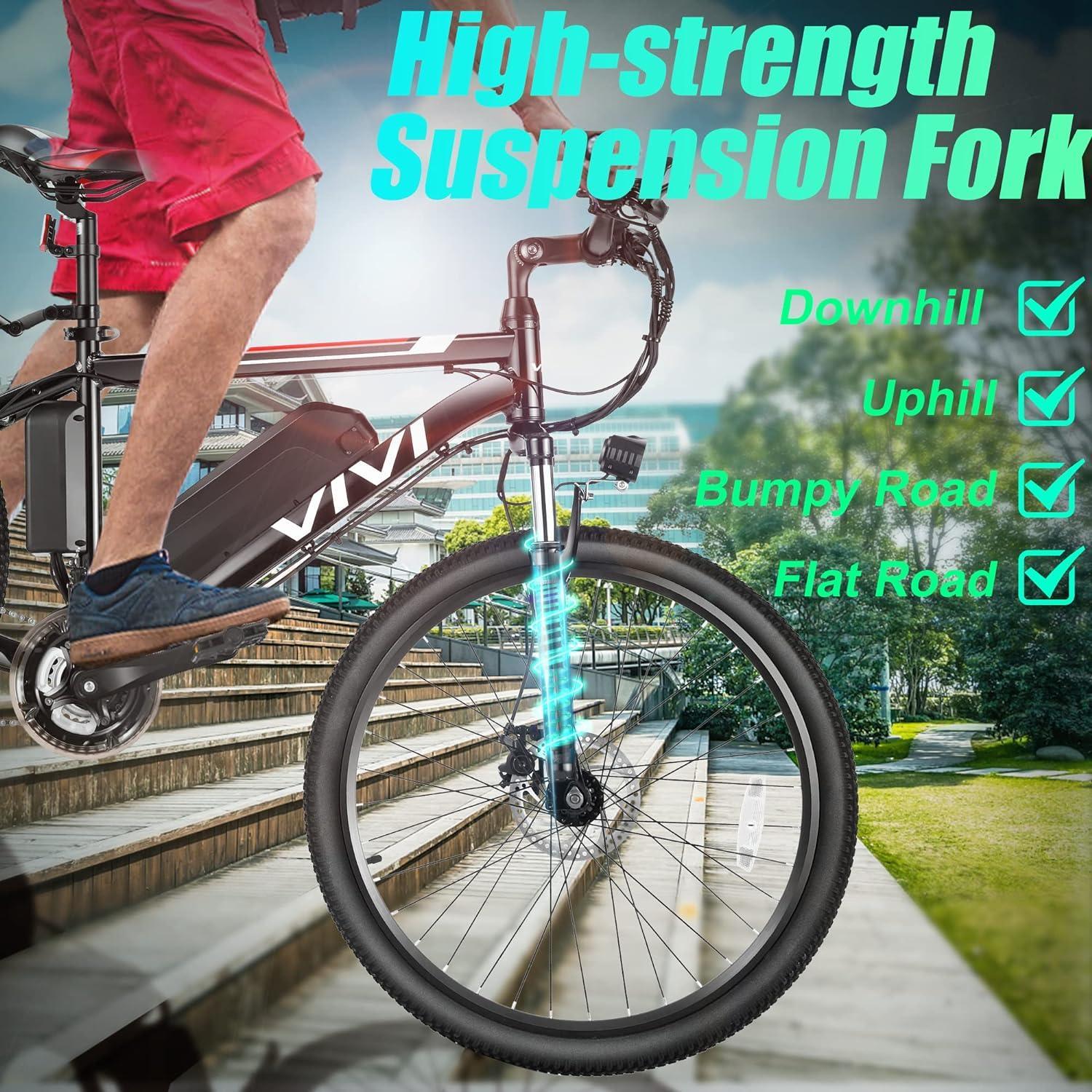 VIVI M026SHUL Electric Bike Hardtail Electric Mountain Bike SGS Certified to UL2849 11 VIVI M026SHUL Electric Bike Hardtail Electric Mountain Bike SGS Certified to UL2849