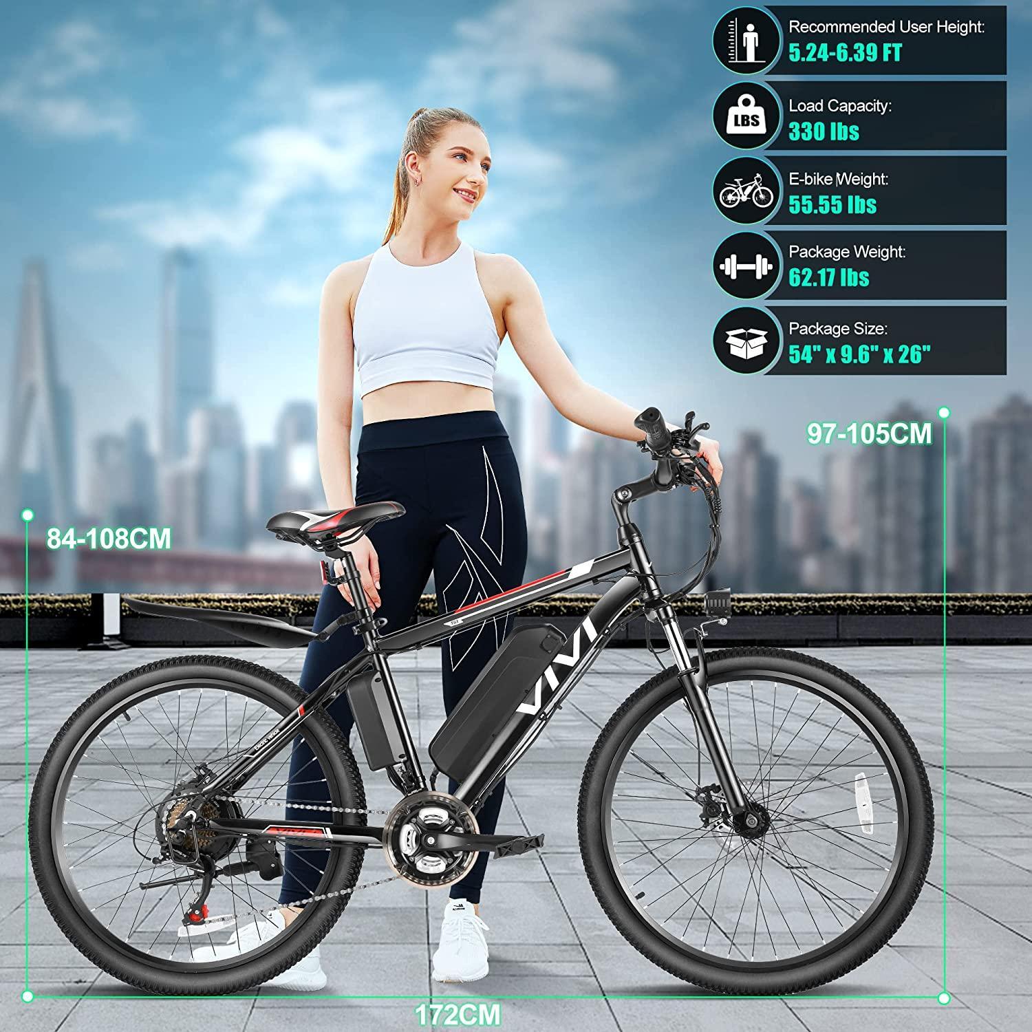 VIVI M026SHUL Electric Bike Hardtail Electric Mountain Bike SGS Certified to UL2849 13 VIVI M026SHUL Electric Bike Hardtail Electric Mountain Bike SGS Certified to UL2849
