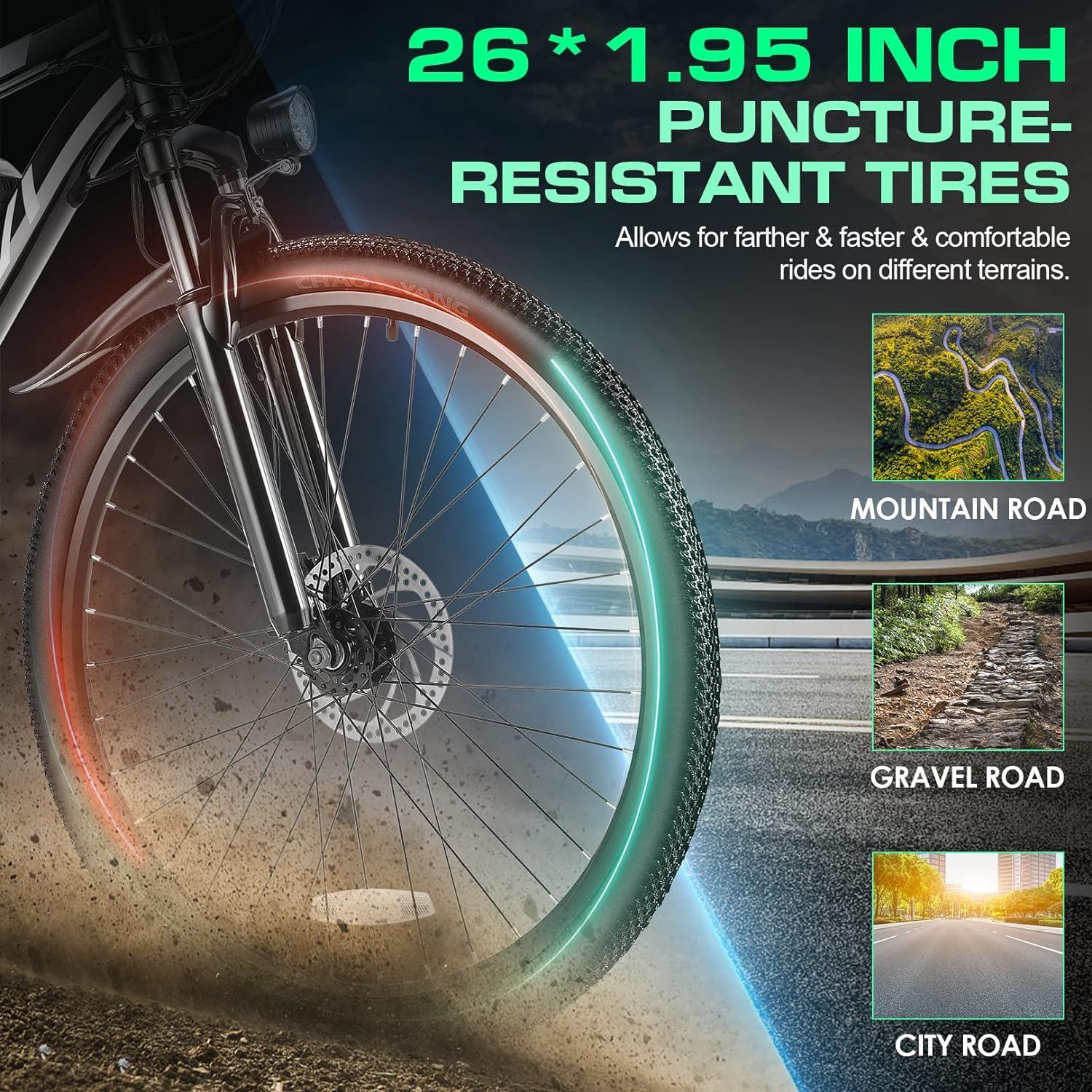 VIVI M026SHUL Electric Bike Hardtail Electric Mountain Bike SGS Certified to UL2849 6 VIVI M026SHUL Electric Bike Hardtail Electric Mountain Bike SGS Certified to UL2849