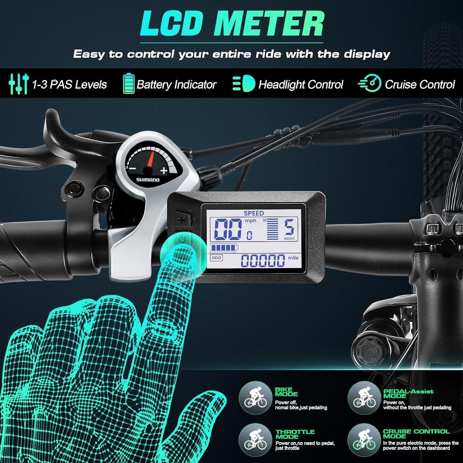 VIVI M026SHUL Electric Bike Hardtail Electric Mountain Bike SGS Certified to UL2849 8 VIVI M026SHUL Electric Bike Hardtail Electric Mountain Bike SGS Certified to UL2849