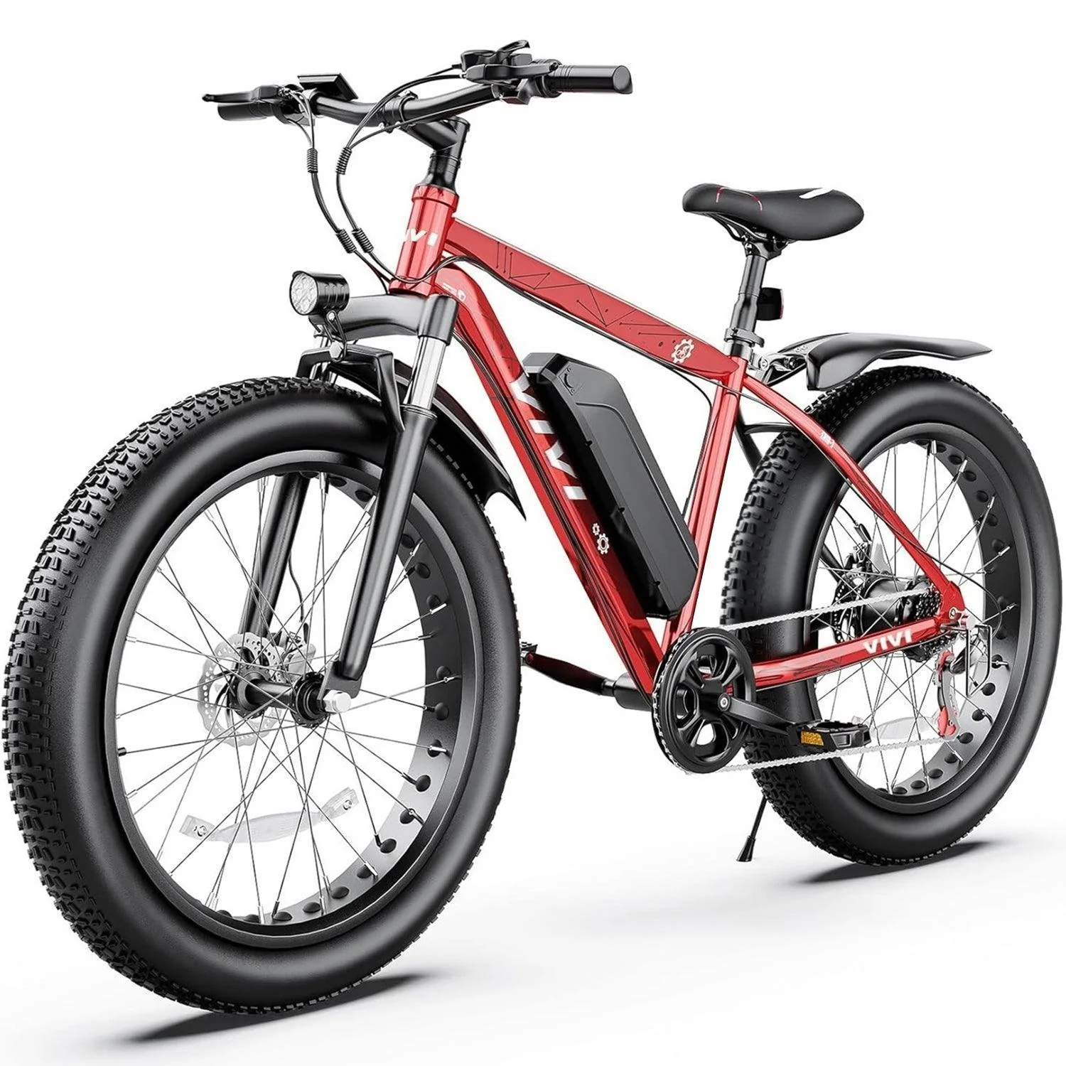 VIVI F26FUL Electric Bike Long Range Fat Tire Electric Bike SGS Certified to UL2849 27 VIVI F26FUL Electric Bike Long Range Fat Tire Electric Bike SGS Certified to UL2849