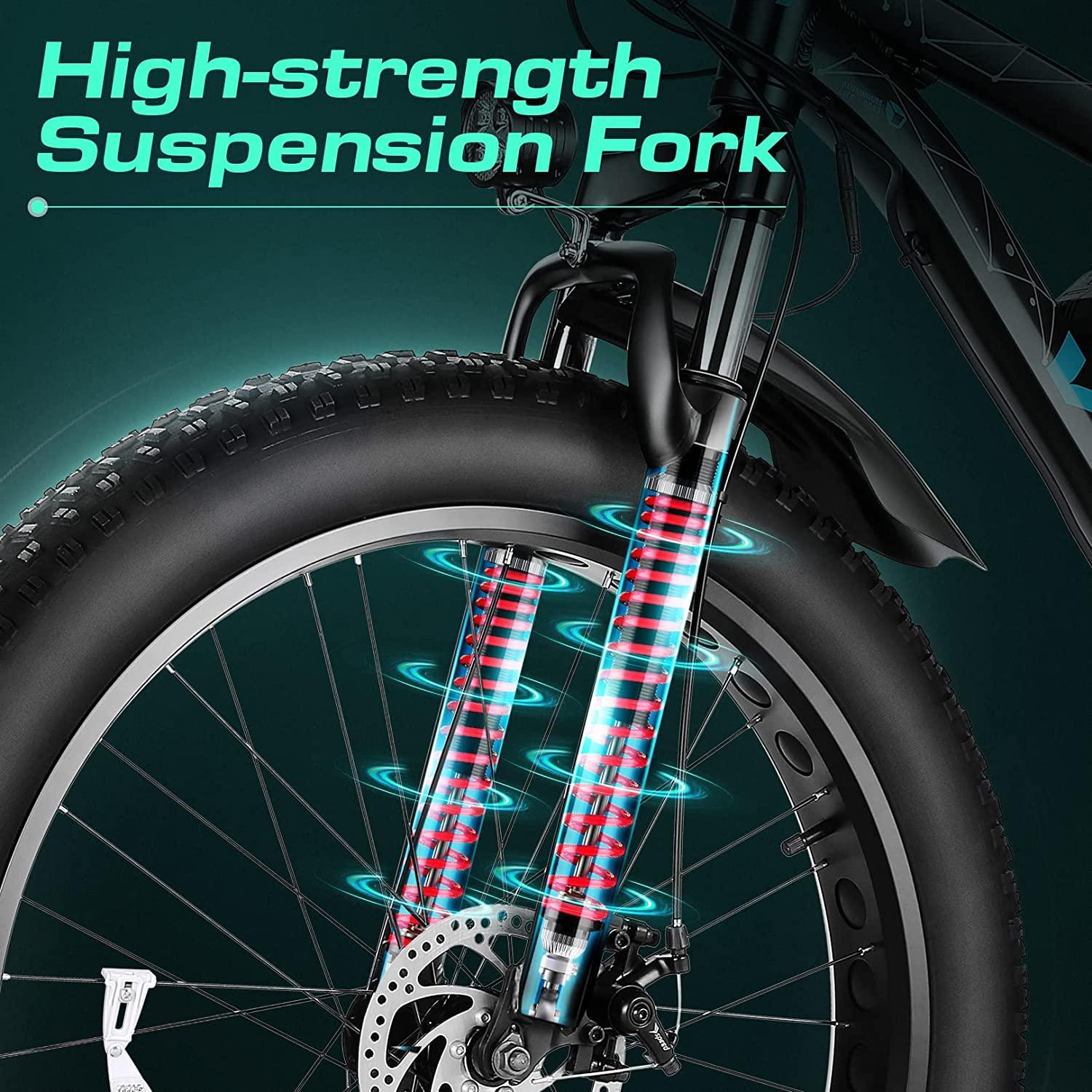 VIVI F26FUL Electric Bike Long Range Fat Tire Electric Bike SGS Certified to UL2849 9 VIVI F26FUL Electric Bike Long Range Fat Tire Electric Bike SGS Certified to UL2849