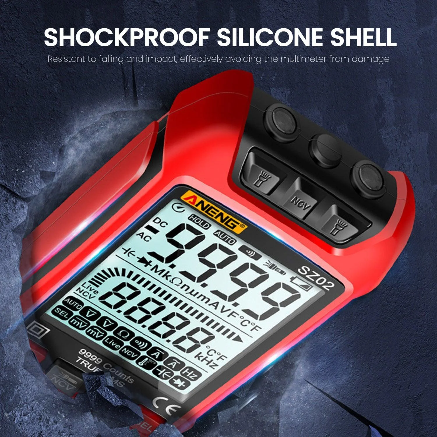 VIVI SZ02 Digital Display Multimeter Smart Voltmeter 6 VIVI SZ02 Digital Display Multimeter Smart Voltmeter