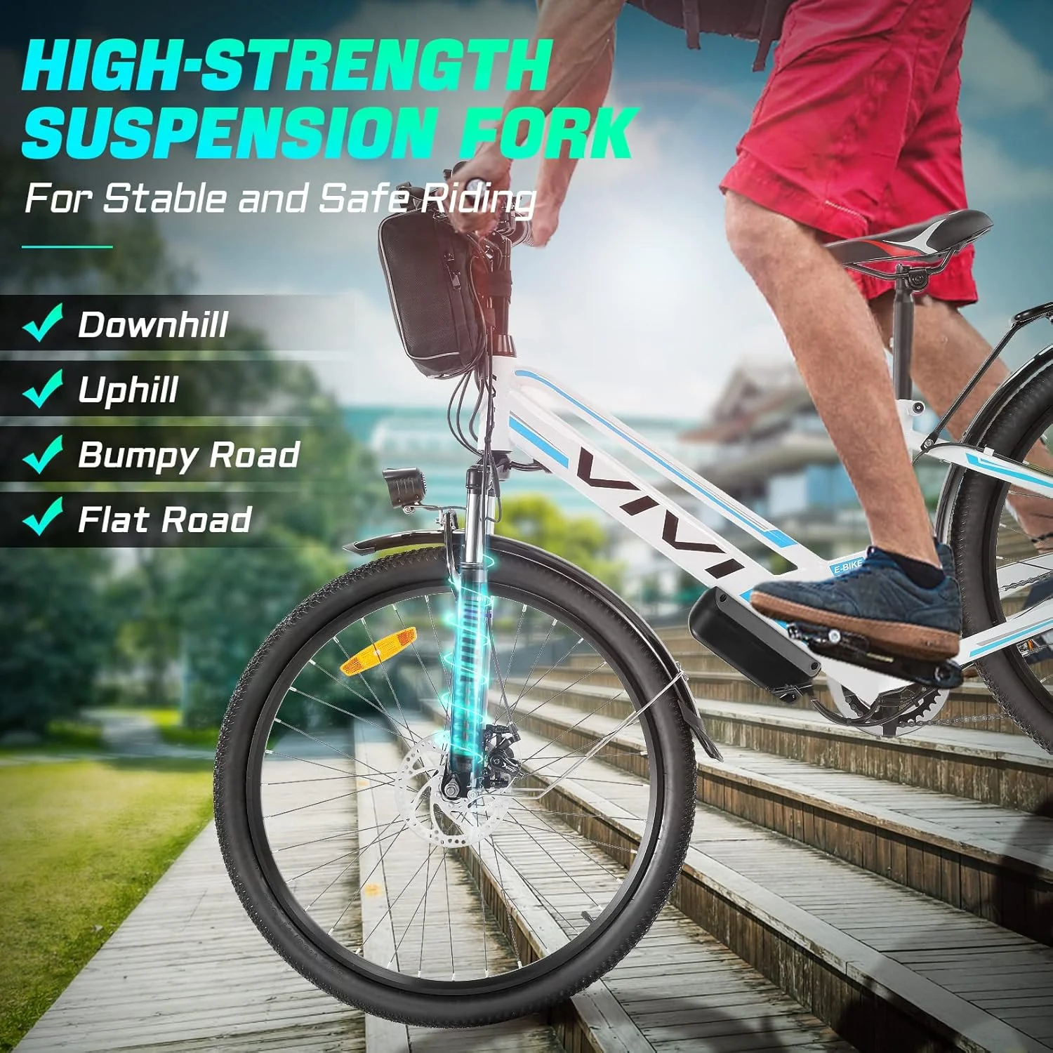 VIVI MT26GUL Electric Bike Rambler Electric Commuter Bike SGS Certified to UL2849 11 VIVI MT26GUL Electric Bike Rambler Electric Commuter Bike SGS Certified to UL2849