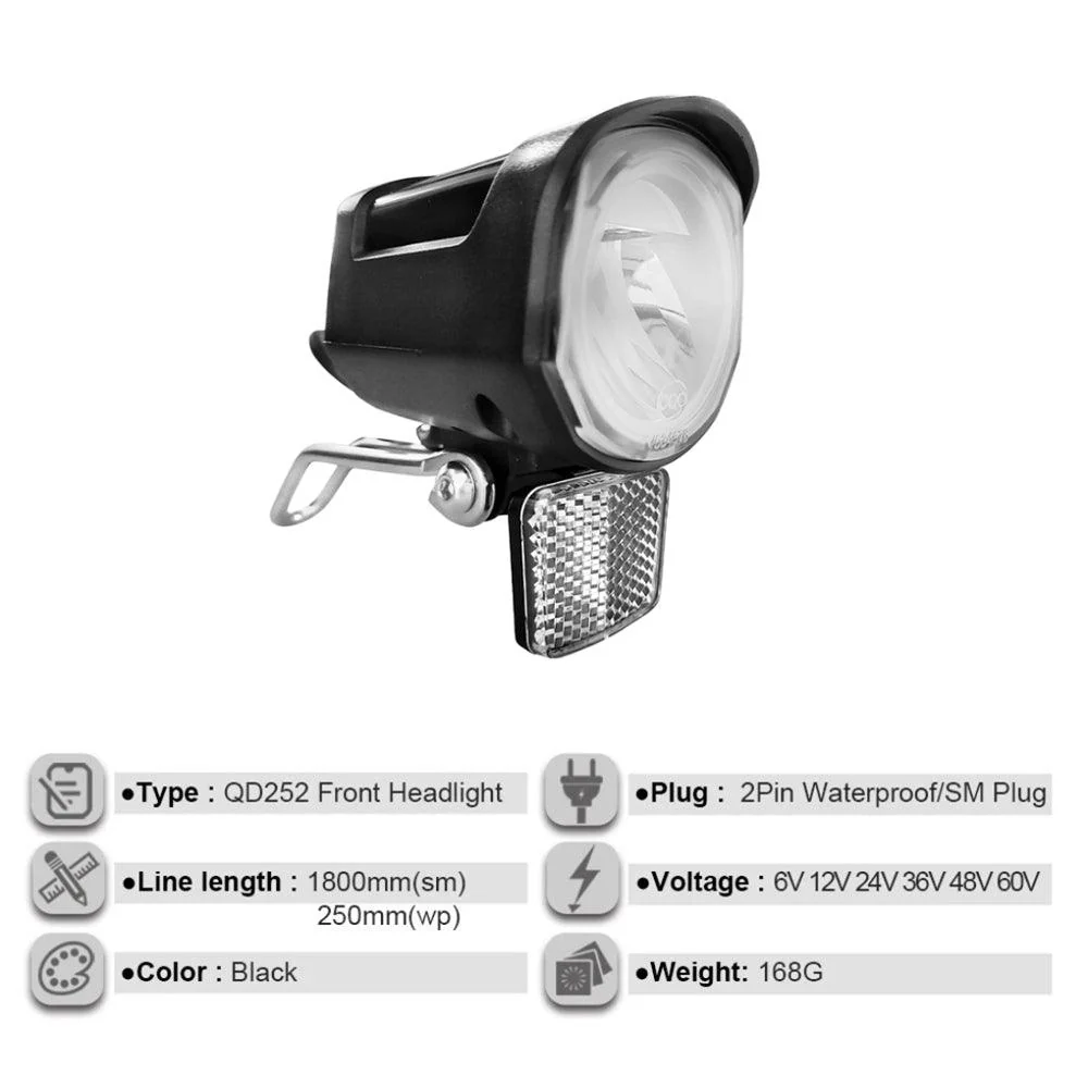 VIVI Bike Headlight QD252 Bike Front Lights 21 VIVI Bike Headlight QD252 Bike Front Lights